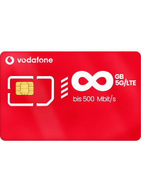 Simonly Vodafone RED M Gigakombi Logo