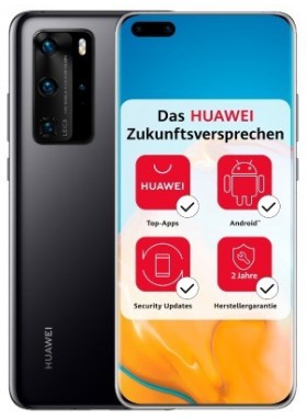 Zur Produktseite von Huawei P40 Pro Dual-SIM Huawei P40 Pro Dual-SIM Logo