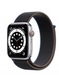 Apple Watch Series 6 GPS + Cellular Aluminiumgehäuse Silber 44mm Sport Loop Kohlegrau