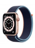 Apple Watch Series 6 GPS + Cellular Aluminiumgehuse Gold 44mm Sport Loop Dunkelmarine