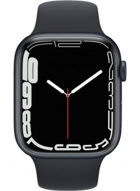 Apple Watch Series 7 Aluminiumgehäuse mit Sportarmband GPS + Cellular 45mm Mitternacht