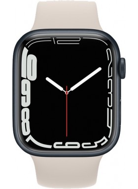 Apple Watch Series 7 Aluminiumgehäuse mit Sportarmband GPS 45mm Polarstern