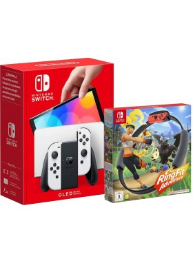 Nintendo Switch OLED inkl. Ring Fit Adventure Logo