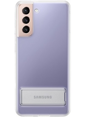 Samsung Cover Clear Standing für Galaxy S21 5G Transparent
