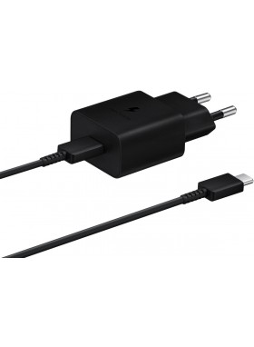 Samsung Schnellladeadapter mit Datenkabel (USB Type-C, 15 Watt) Logo