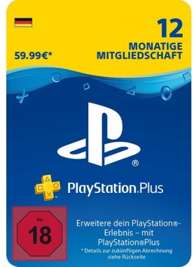 Sony PlayStation Plus: Mitgliedschaft DE 12 Monate