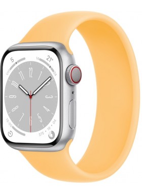 Apple Watch Series 8 Aluminiumgehäuse Solo Loop 41mm mit GPS + Cellular Sonnenlicht