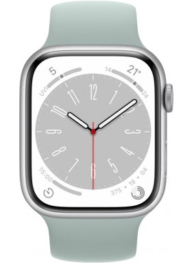 Apple Watch Series 8 Aluminiumgehuse Solo Loop 45mm mit GPS Agavengrn