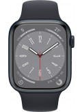 Apple Watch Series 8 Aluminiumgehäuse Mitternacht mit Sportarmband 45mm GPS + Cellular Mitternacht