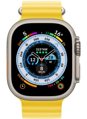 Apple Watch Ultra Titangehäuse Ocean Armband 49mm GPS + Cellular Logo