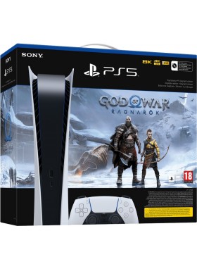 SONY PlayStation 5 Digital Edition God of War Bundle White