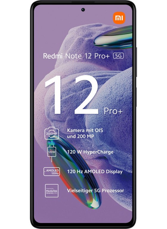 Xiaomi Redmi Note 12 Pro+ 5G Dual-Sim 256GB Midnight Black günstig ohne ...