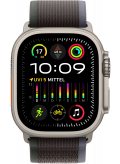 Apple Watch Ultra 2 | GPS + Cellular 49mm Titangehuse| Trail Loop Armband Blau|Schwarz